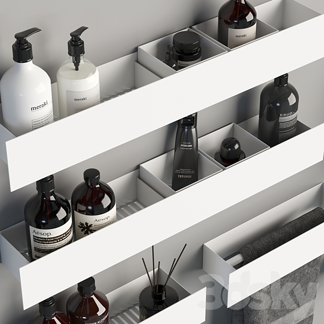 Bathroom accessories 23 3DS Max Model - thumbnail 2