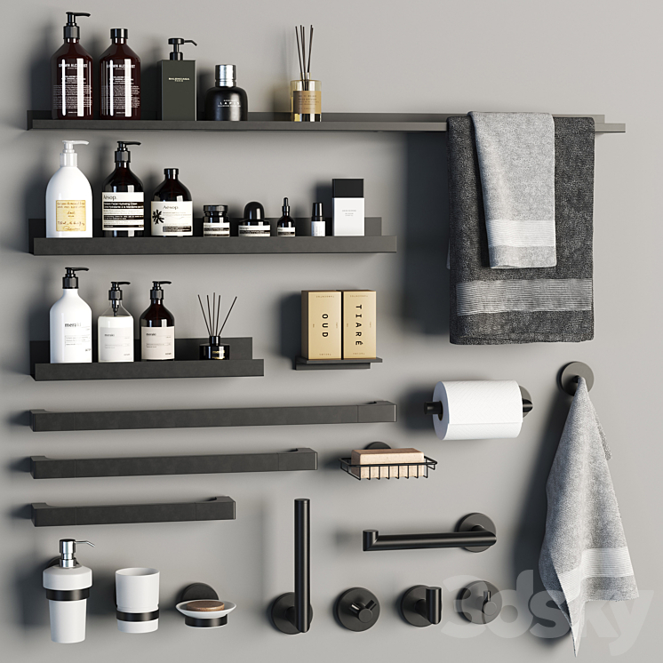 Bathroom accessories 25 3DS Max - thumbnail 1