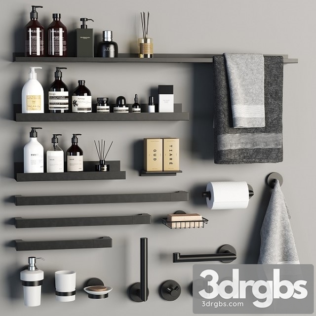 Bathroom Accessories 25 3dsmax Download - thumbnail 1