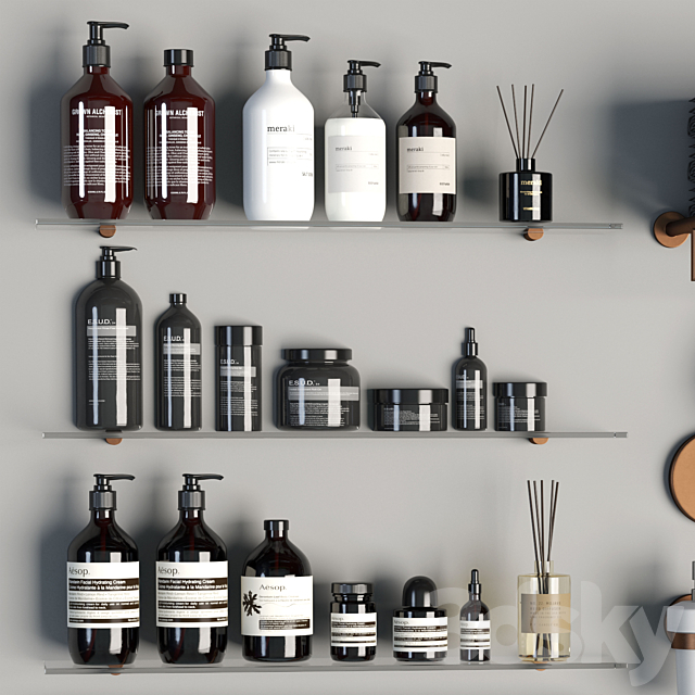 Bathroom accessories 26 3DS Max Model - thumbnail 4