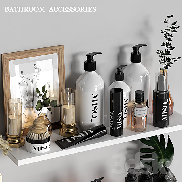 Bathroom accessories 27 3DS Max Model - thumbnail 4