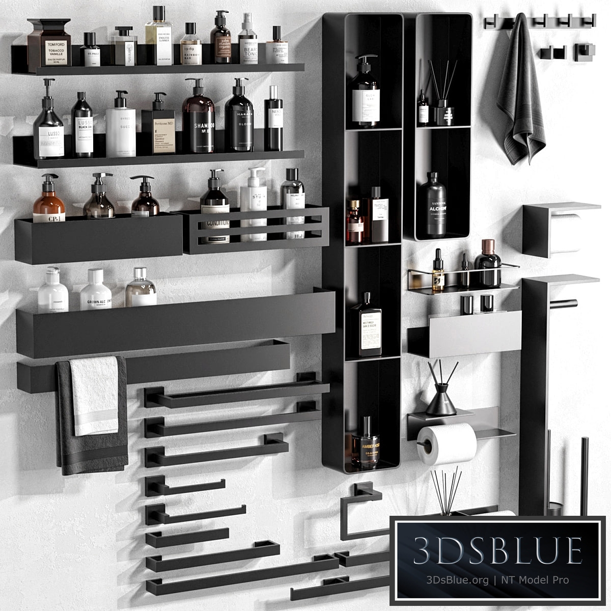 Bathroom accessories 3 3DS Max - thumbnail 3