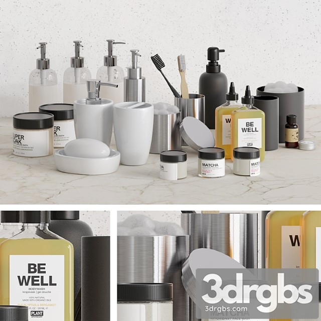 Bathroom Accessories 32 3dsmax Download - thumbnail 1