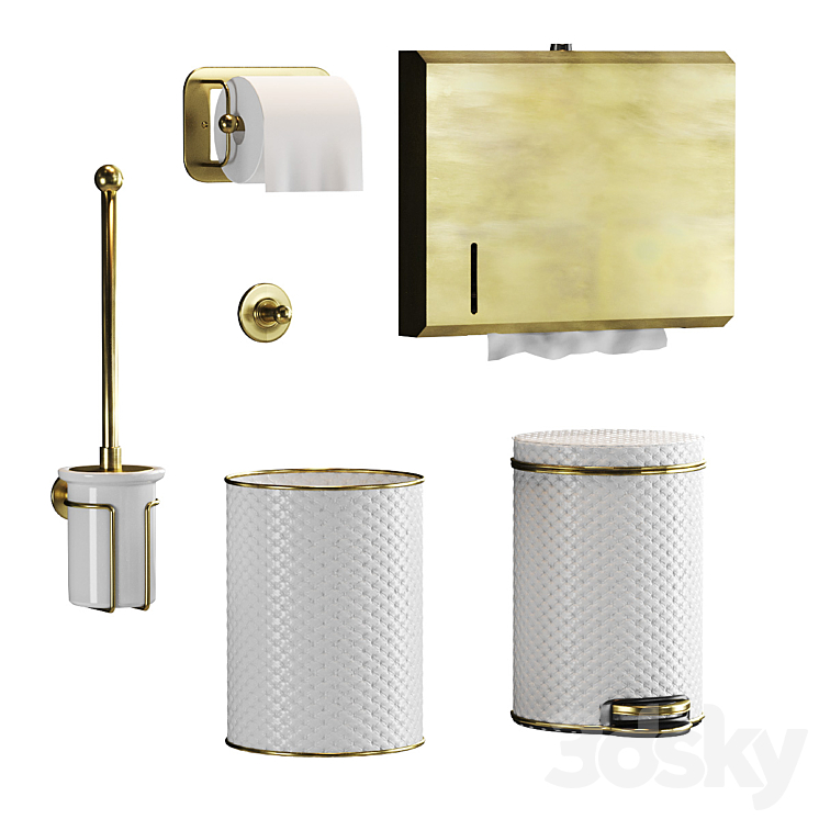 Bathroom Accessories 3DS Max - thumbnail 1