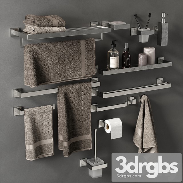 Bathroom Accessories 3dsmax Download - thumbnail 1