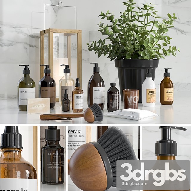 Bathroom Accessories 4 3dsmax Download - thumbnail 1