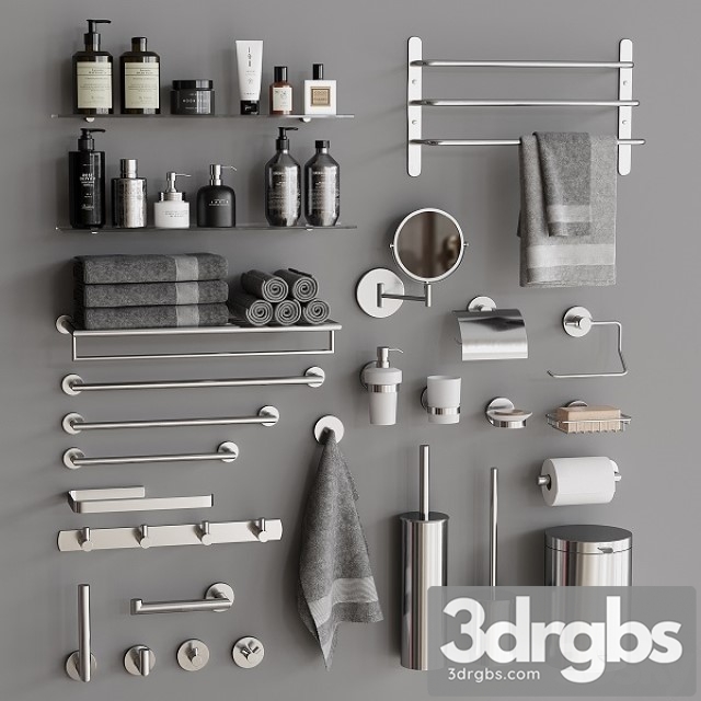 Bathroom Accessories 55 3dsmax Download - thumbnail 1