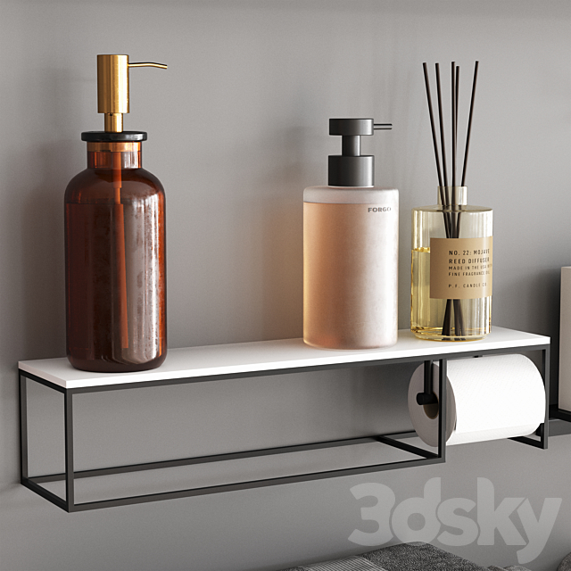 Bathroom Accessories 59 3DS Max Model - thumbnail 2