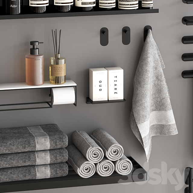 Bathroom Accessories 59 3DS Max Model - thumbnail 6