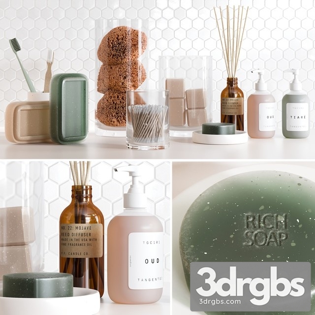 Bathroom Accessories 8 3dsmax Download - thumbnail 1