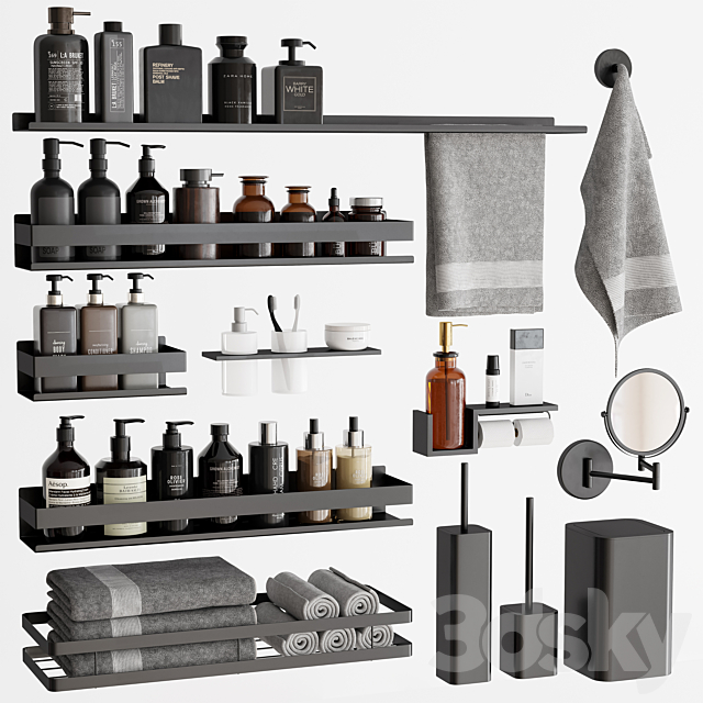 Bathroom Accessories 83 3ds Max - thumbnail 1