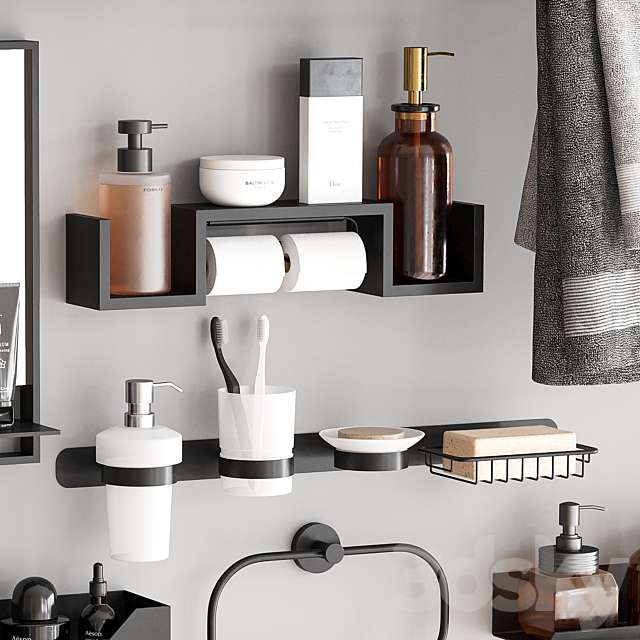 Bathroom Accessories 92 3DS Max Model - thumbnail 6