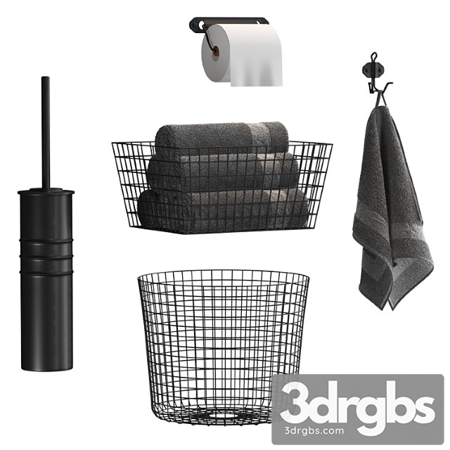 Bathroom Accessories B2 3dsmax Download - thumbnail 1