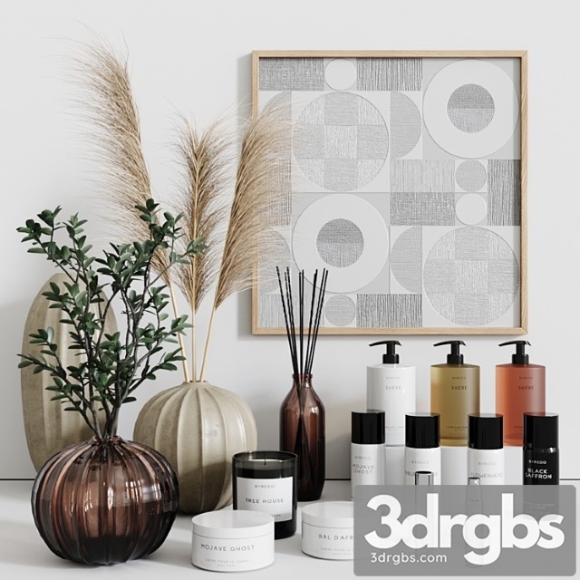 Bathroom accessories decor set - thumbnail 1