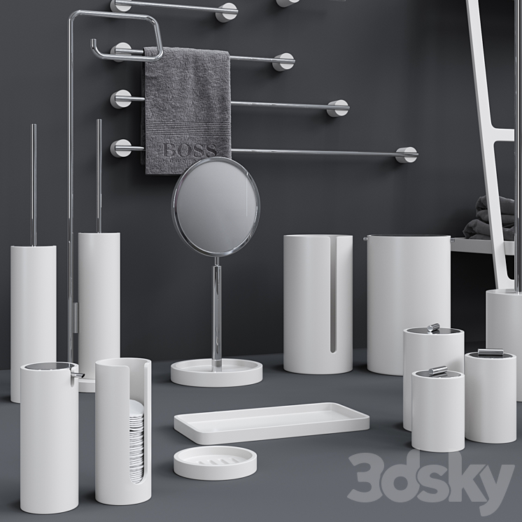 Bathroom Accessories Decor Walther Stone Collection 3DS Max - thumbnail 2