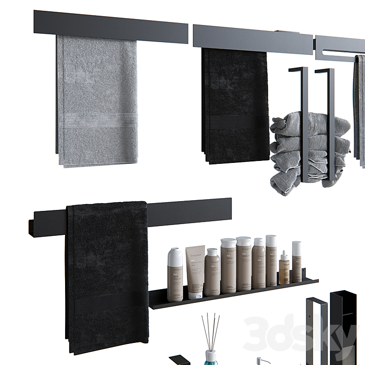 Bathroom accessories from MyOry #2 3DS Max - thumbnail 2
