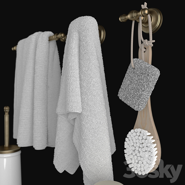 Bathroom accessories Migliore Mirella 3DS Max - thumbnail 2