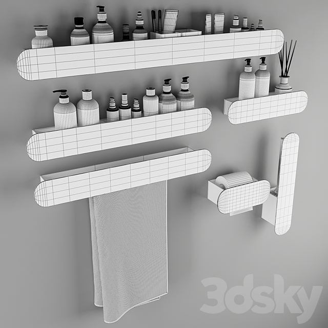 Bathroom accessories_21 3DS Max Model - thumbnail 5