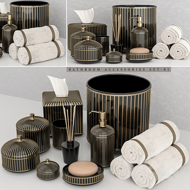 Bathroom Accessories_Set01 3DSMax File - thumbnail 1