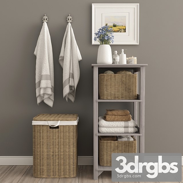 Bathroom Decor 2 3 3dsmax Download - thumbnail 1