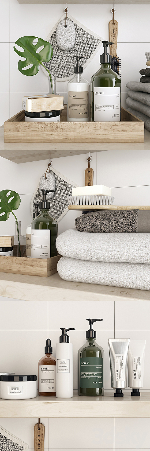 Bathroom decor 3DS Max Model - thumbnail 2