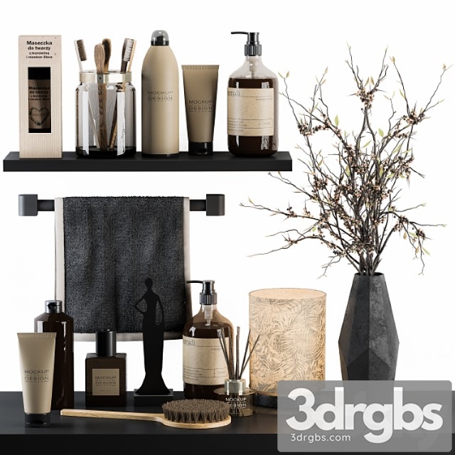 Bathroom Decor Set 06 3 3dsmax Download - thumbnail 1