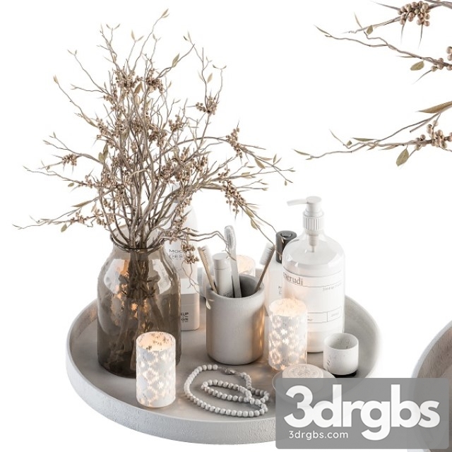 Bathroom Decor Set 14 3dsmax Download - thumbnail 1