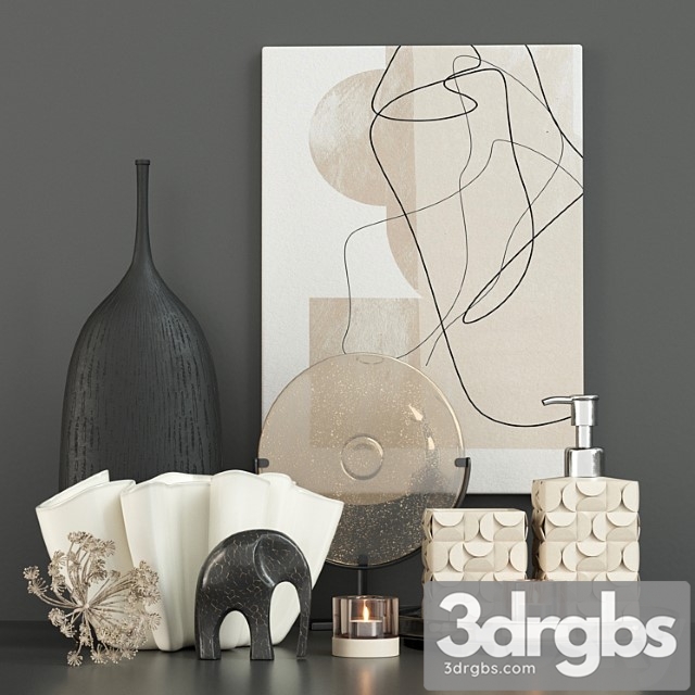 Bathroom Decor Set 2 2 3dsmax Download - thumbnail 1