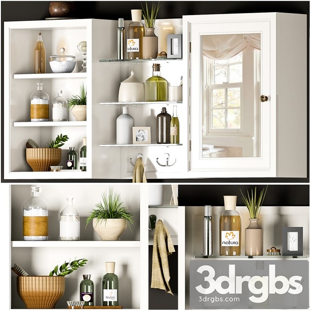 Bathroom Decor Set 3 3dsmax Download - thumbnail 1