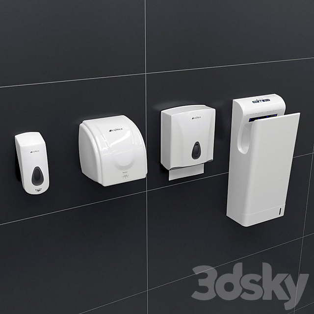 Bathroom Kit: Ksitex 3ds Max - thumbnail 3