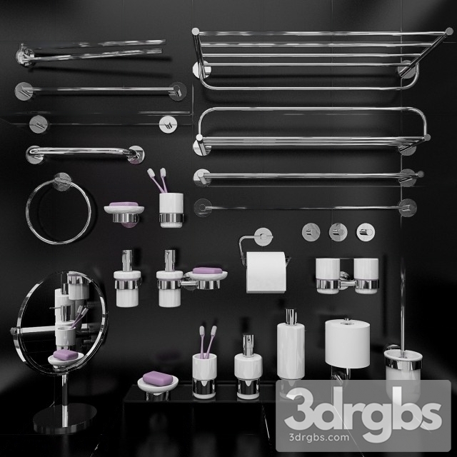 Bathroom Set 1 3dsmax Download - thumbnail 1