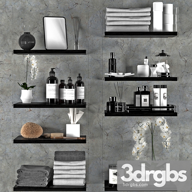 Bathroom Set 4 3dsmax Download - thumbnail 1