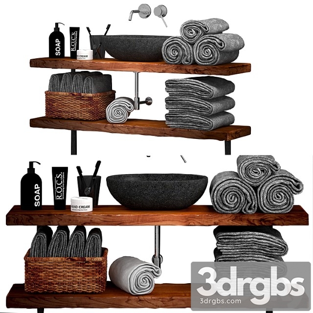 Bathroom Set 41 3dsmax Download - thumbnail 1