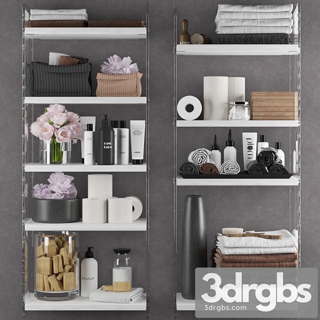 Bathroom Set 9 3dsmax Download - thumbnail 1