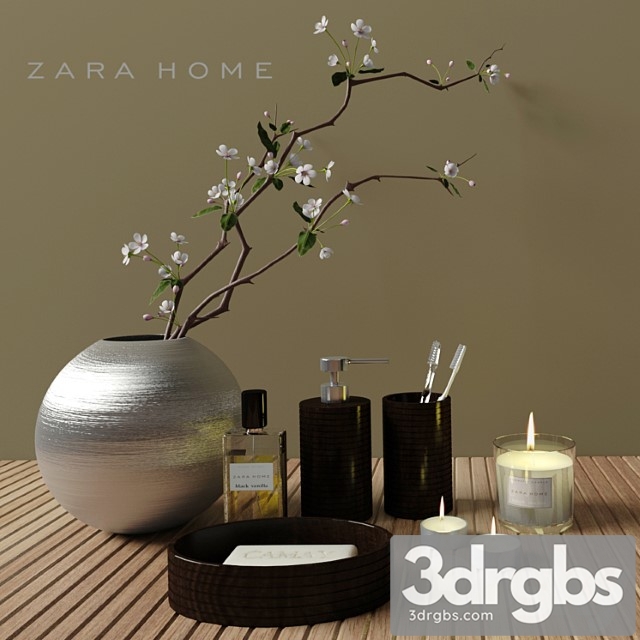 Bathroom Sets Zara Home 3dsmax Download - thumbnail 1