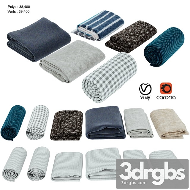 Blanket Collection 05 3dsmax Download - thumbnail 1