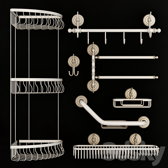 Boheme Medici Accessories Set 2 3ds Max - thumbnail 3