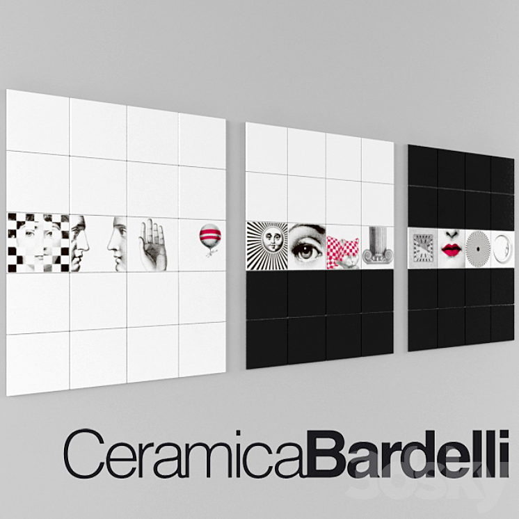 Ceramica Bardelli (Fornasettiana) 3DS Max - thumbnail 1