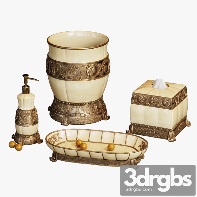 Chalmette Elegant Bath Accessories 3dsmax Download - thumbnail 1