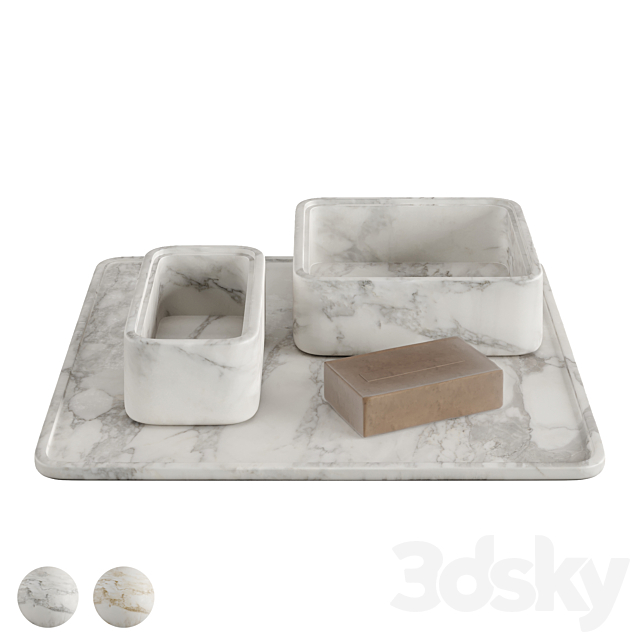 Decor bath set 01 3DSMax File - thumbnail 1