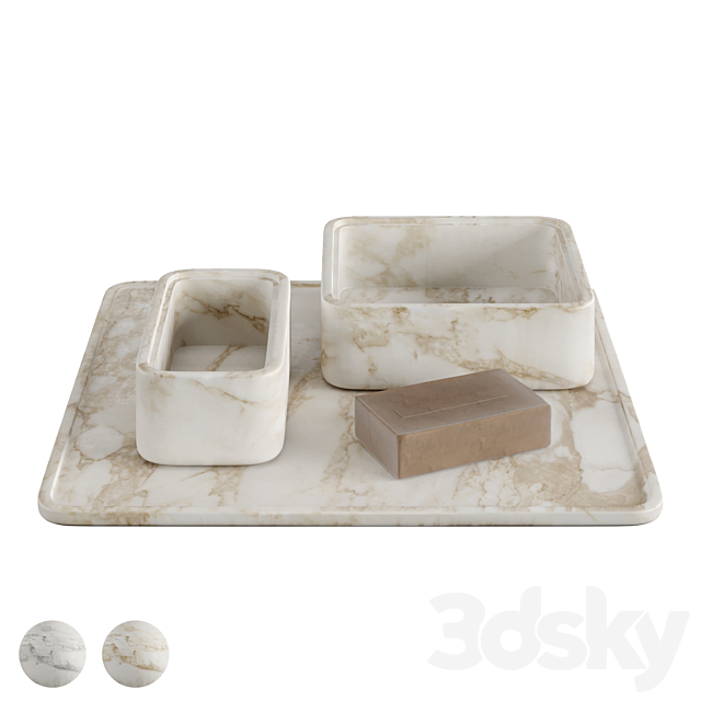 Decor bath set 01 3DSMax File - thumbnail 2