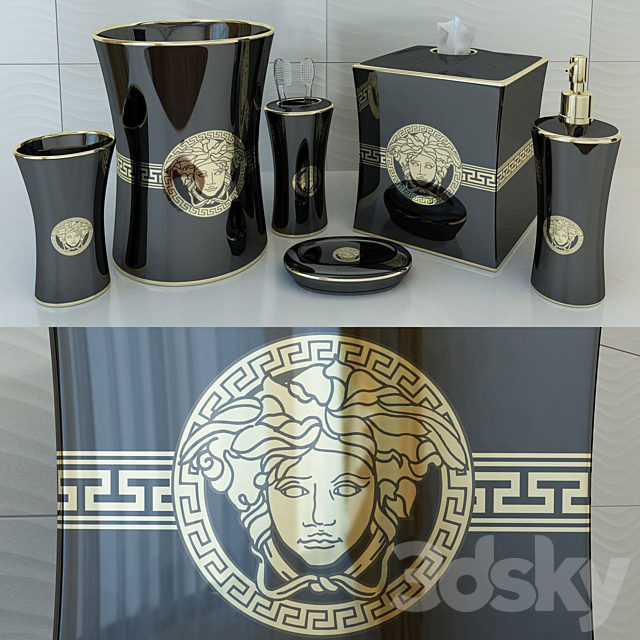 Decor for bathrooms VERSACE 3ds Max - thumbnail 1