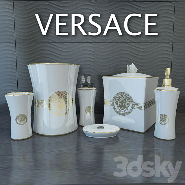 Decor for bathrooms VERSACE 3ds Max - thumbnail 2