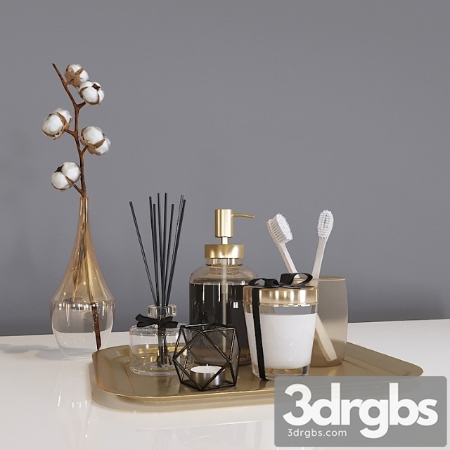 Decor For The Bathroom 3 3dsmax Download - thumbnail 1