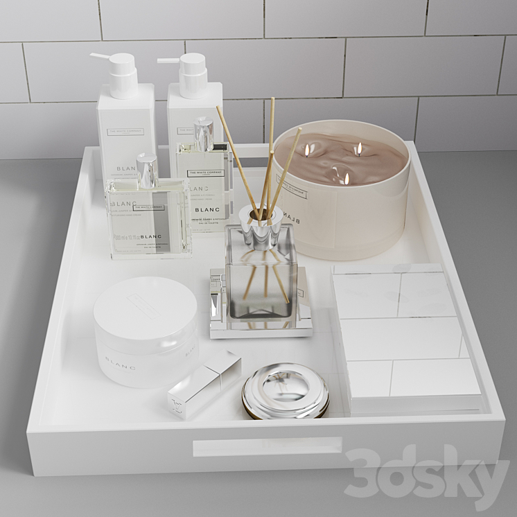 Decor Set \/ Bathroom Set 3DS Max - thumbnail 1