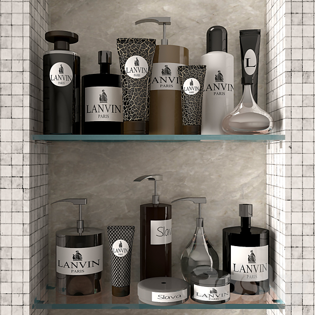 DECOR_FOR_BATHROOM_02 3DS Max Model - thumbnail 2