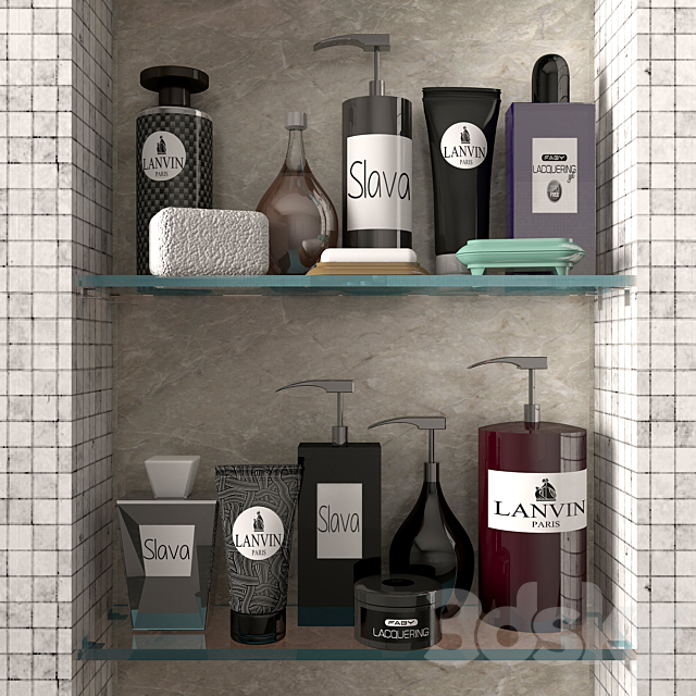 DECOR_FOR_BATHROOM_02 3DS Max Model - thumbnail 3