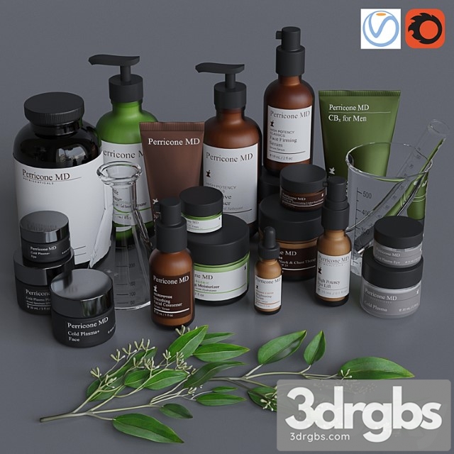 Decorative Bathroom Set 4 3dsmax Download - thumbnail 1