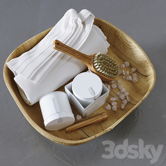 Decorative set for bathroom # 13 3DSMax File - thumbnail 3