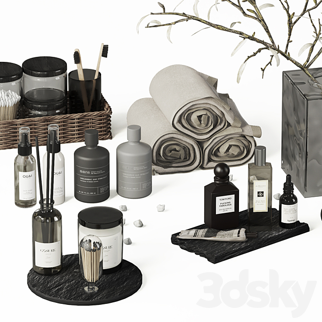 Decorative set for the bathroom – 10 3ds Max - thumbnail 2